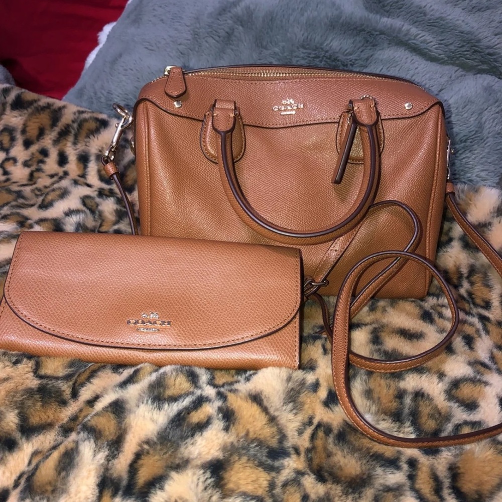 Coach Purse and Wallet Set